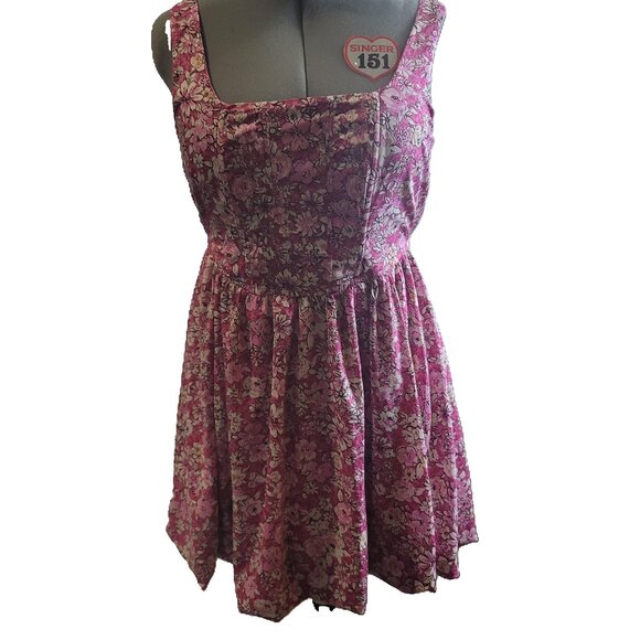 Band of the Free Dress with Corset Front and Smocked Back Size Large - Picture 1 of 9